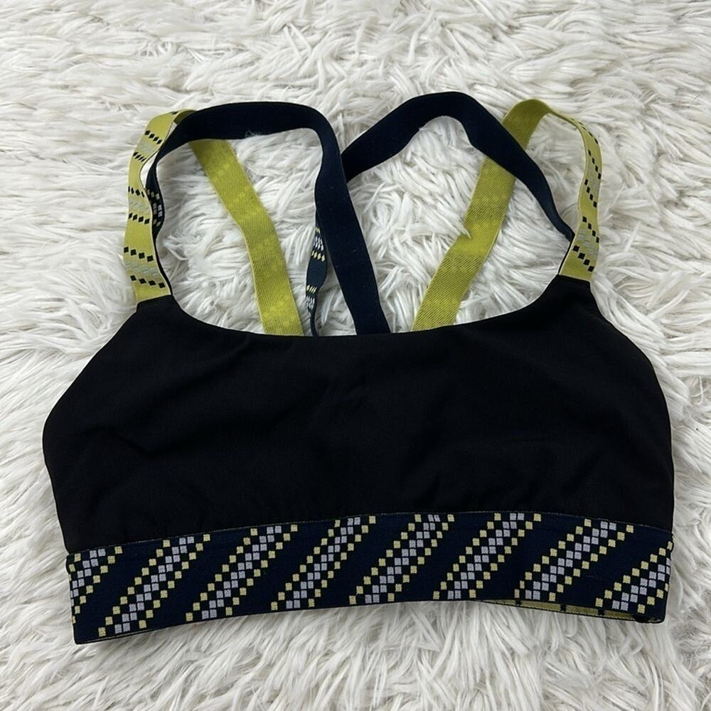 Lululemon Inner Expanse Bra x Roksanda True Navy Sonic Yellow